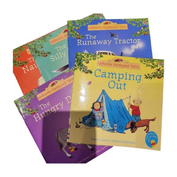 2/$25 🏷 Usborne Books Farmyard Tale Book Set - Picture 1 of 2